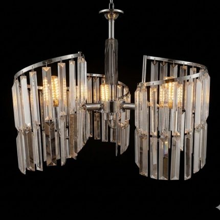Lustre Cristal Arcadia – 3 Lumières – Argenté