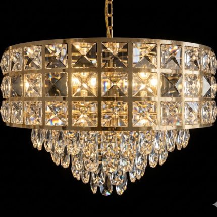 Lustre Cristal Quadria – 50 cm