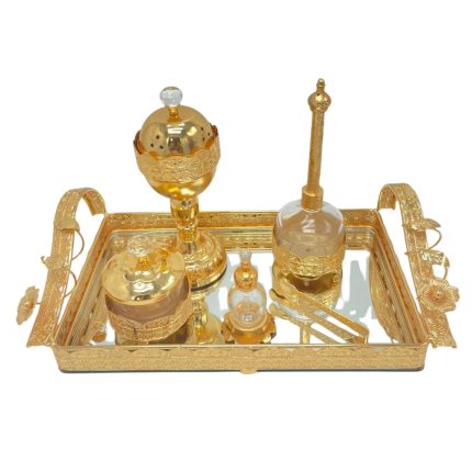 Ensemble encensoir Élégance Royale – Plateau rectangulaire