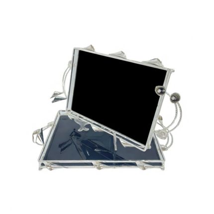 Duo Plateaux Floria – Miroir Noir – Argentée